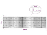 Gabion with 5 mm Wire and 10x10 cm Mesh 450x10x150 cm 3464955