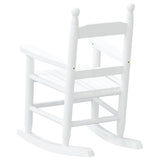 Rocking Chair for Children White Solid Wood Poplar 4008881
