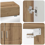 Bathroom Furniture Set TULUM 2 pcs Artisan Oak 60 x 34 x 63 cm 3398023