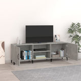 TV Cabinet Concrete Grey 150x30x50 cm Engineered Wood 812631