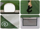 Tailgate Tent with Rainfly Water-resistant Green 4-Person 42028543