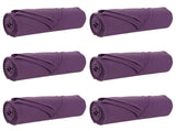 Throw Blankets 6 pcs Purple 170 x 130 cm 1.86 kg Fleece 42017077