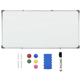 Magnetic Whiteboard White 110x60 cm Steel 150737