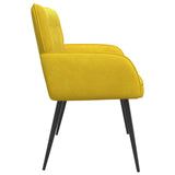 2 Seater Sofa with Metal Legs 2-Seater Yellow Velvet 42051024