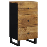 Sideboard with 3 Drawers 40x33,5x75 cm Solid Wood Mango 352908