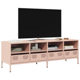 TV Cabinet Pink 135x39x43.5 cm Cold-rolled Steel 851329