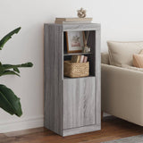 Sideboard with LED Lights Grey Sonoma 41x37x100 cm 836649