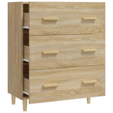 Sideboard Sonoma Oak 70x34x90 cm Engineered Wood 812153