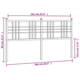 Metal Replace Headboard White 160cm 376408