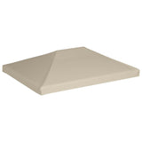 Gazebo Top Cover 310 g/m 4x3 m Beige 44784
