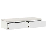 Bed Drawers White 75 x 36.5 x 16.5 cm Engineered Wood 866963
