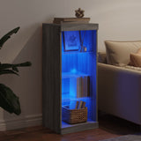 Sideboard with LED Lights Grey Sonoma 41x37x100 cm 836733