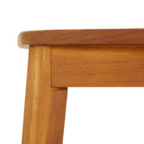 Garden Dining Set Brown Solid Acacia wood Large Seats Many 3058004