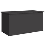 Outdoor Storage Box Black 100 x 50.5 x 50 cm Steel 874560