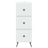 Drawer Cabinet White 33 x 34.5 x 90 cm Engineered Wood 895535