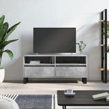 TV Cabinet Concrete Grey 100x34.5x44.5 cm Engineered Wood 831248