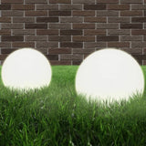 LED Bowl Lamps 4 pcs Spherical 30 cm PMMA 277143