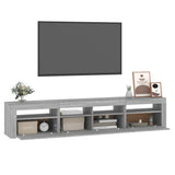 TV Cabinet with LED Lights Grey Sonoma 210x35x40 cm 3152736