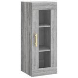 Highboard Grey Sonoma 34.5x34x180 cm Engineered Wood 3199167