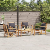 Garden Sofa Set Natural Solid teak wood 3356863