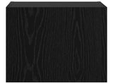 TV Wall Cabinets 2 pcs Black Oak 40.5x30x40cm Engineered Wood 882938