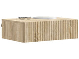 Wall-Mounted Bedside Cabinet 2 pcs Sonoma Oak 49 x 34.5 x 20 cm 898450