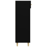 Shoe Cabinet Black 60x35x105 cm Engineered Wood 812781