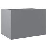 ZNTS Planter Silver 62x40x39 cm Galvanised Steel 841600