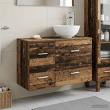 Bathroom Furniture Set 2 pcs Old Wood Engineered Wood 3403950