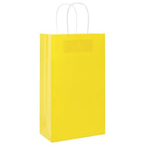 ZNTS Paper Bags 250 pcs with Handles Yellow 21x11x36 cm 4101785