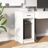 Computer Tower Stand White Engineered wood Medium 858740