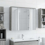 Bathroom Mirror Cabinet Grey Sonoma 73.5 x 16 x 62.5 cm 889172