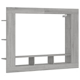 TV Cabinet Grey Sonoma 152x22x113 cm Engineered Wood 833728
