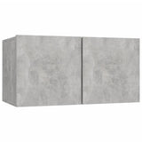 6 Piece TV Cabinet Set Concrete Grey Engineered Wood 3114617