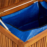 Garden Storage Box 200x50x58 cm Solid Acacia Wood 316500