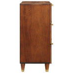 Sideboard Set 2 pcs Brown 60 x 33.5 x 75 cm Solid Mango wood 3310169