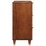 Sideboard Brown 60 x 33 x 75 cm Solid Mango Wood 4018883