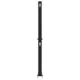 Outdoor Solar shower Black 217 cm PVC and Aluminium 42003407