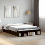 Bed Frame without Mattress Black 120x190 cm Small Double 3280595