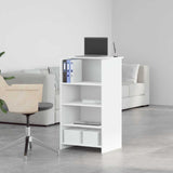 Reception Desk White 55x50x103.5 cm Engineered Wood 859015