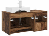 Bathroom Furniture Set 2 pcs Old Wood Engineered Wood 3403894