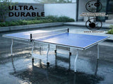 Foldable Full Size Table Tennis Table, Indoor Outdoor Ping Pong Table with Net, Paddles & Balls, W5817P521656