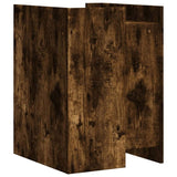 Bedside Cabinet Smoked Oak 45x50x65 cm Engineered Wood 848308