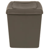 Stackable Garbage Bin Boxes 3 pcs Grey 75 L Polypropylene 152198
