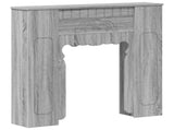 Fireplace Surround Grey Sonoma 93 x 20 x 89 cm Engineered Wood 8006630