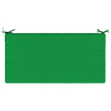Seat Cushion SOEST 100% Polyester Green 120 x 80 x 15 cm 944315