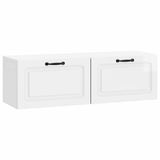 Wall-Mounted TV Cabinet High Gloss White 98 x 31 x 30 cm 899409