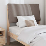 Upholstered Headboard Taupe 100 cm Solid Pine Wood 879302