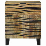 Bedside Cabinet Brown 50 x 33 x 60 cm Solid Acacia wood 4017944