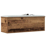 Storage Box Old Wood 102 x 35 x 35 cm Engineered Wood 868720
